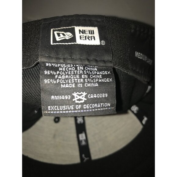 Atlanta Falcons Black/White 39THIRTY New ERA Stretch Fit Cap - Picture 6 of 6